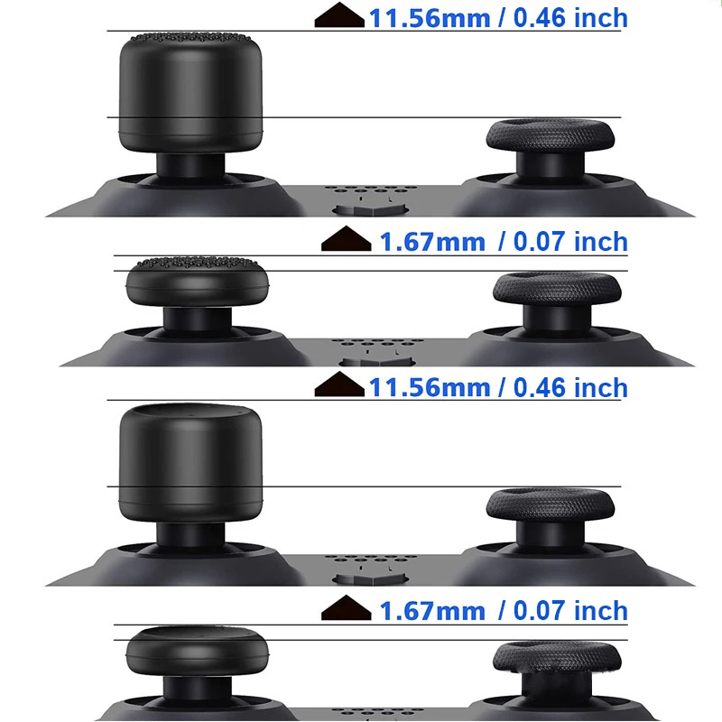 Load image into Gallery viewer, 8PCS Universal Silicone Analog Stick Grip Caps For QRD SPARK N5 / QRD FERROX M5 Thumb Grips Accessories