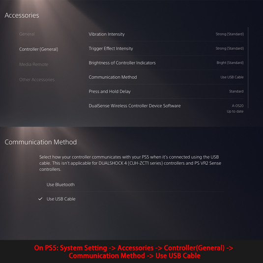 PS5 Setting
