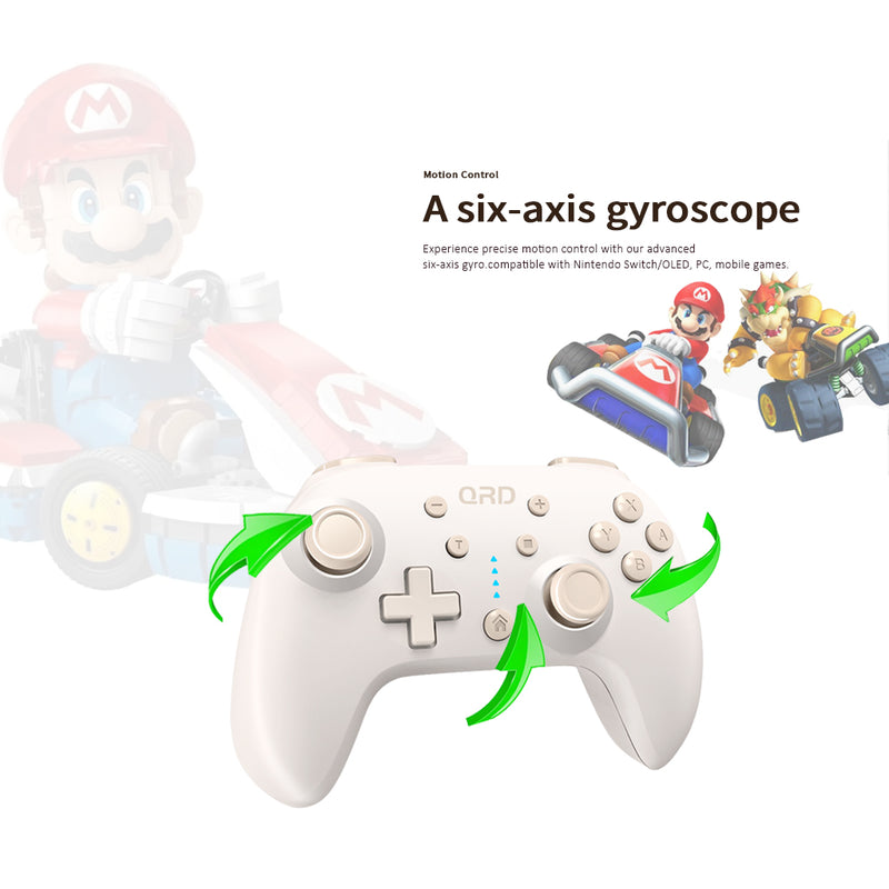 Load image into Gallery viewer, QRD Junior E5 Mini wireless controller for Switch/OLED, PC, iOS, Android