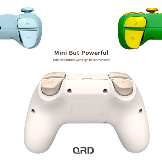 QRD Junior E5 Mini wireless controller for Switch/OLED, PC, iOS, Android