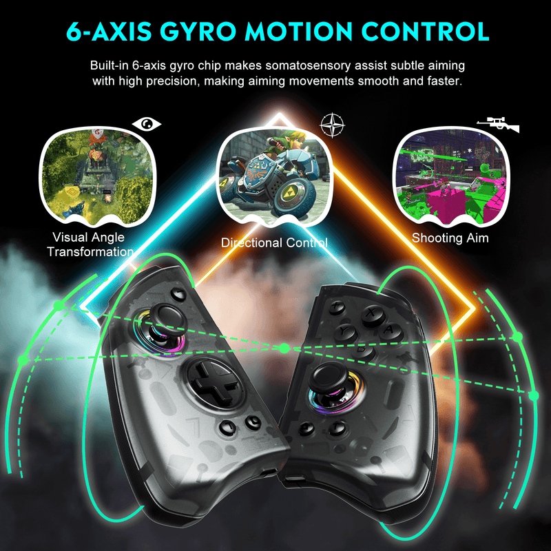 Load image into Gallery viewer, QRD Stellar T5 Nintendo Switch Joy-cons Hall effect joystick