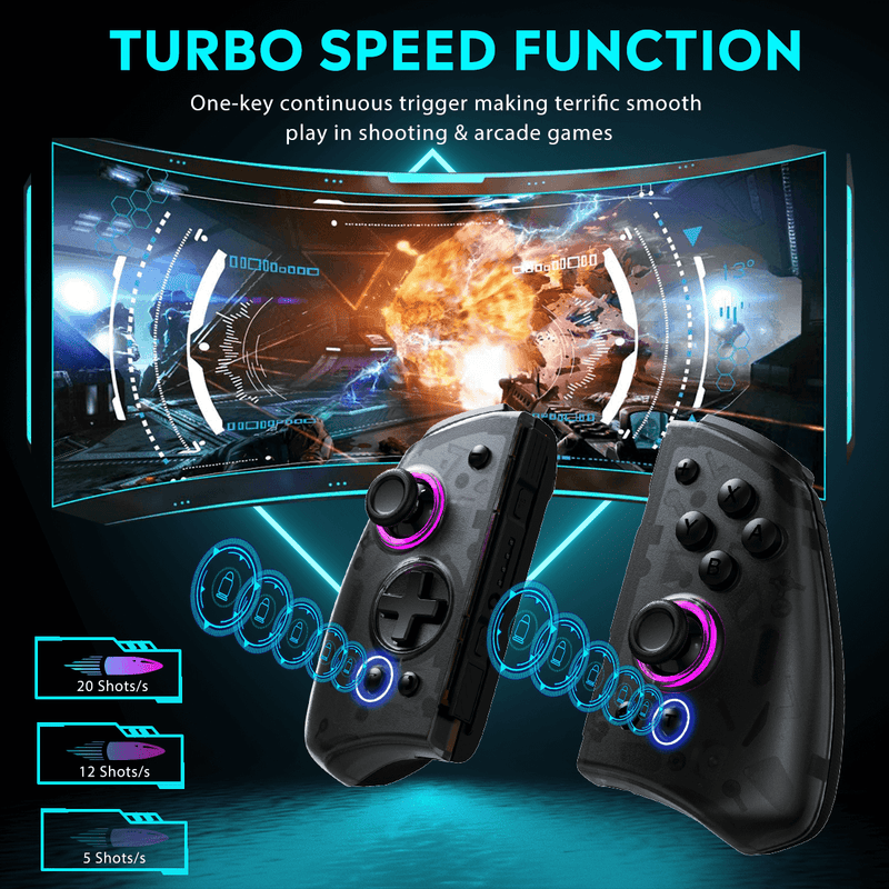 Load image into Gallery viewer, QRD Stellar T5 Nintendo Switch Joy-cons Hall effect joystick