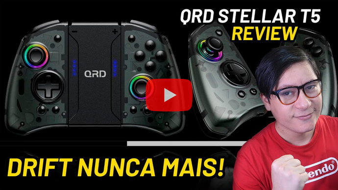 Drift NUNCA MAIS! Esse Controle de Switch vai te Surpreender! QRD STELLAR T5