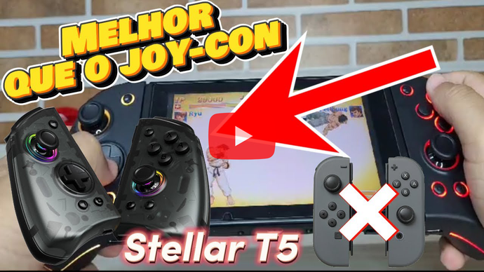 O Melhor Controle Para Nintendo Switch em 2024 QRD Stellar T3 e T5