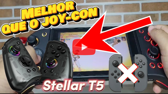 QRD Stellar T5 wireless joypad for Switch - Youtube review by SnesTalgia