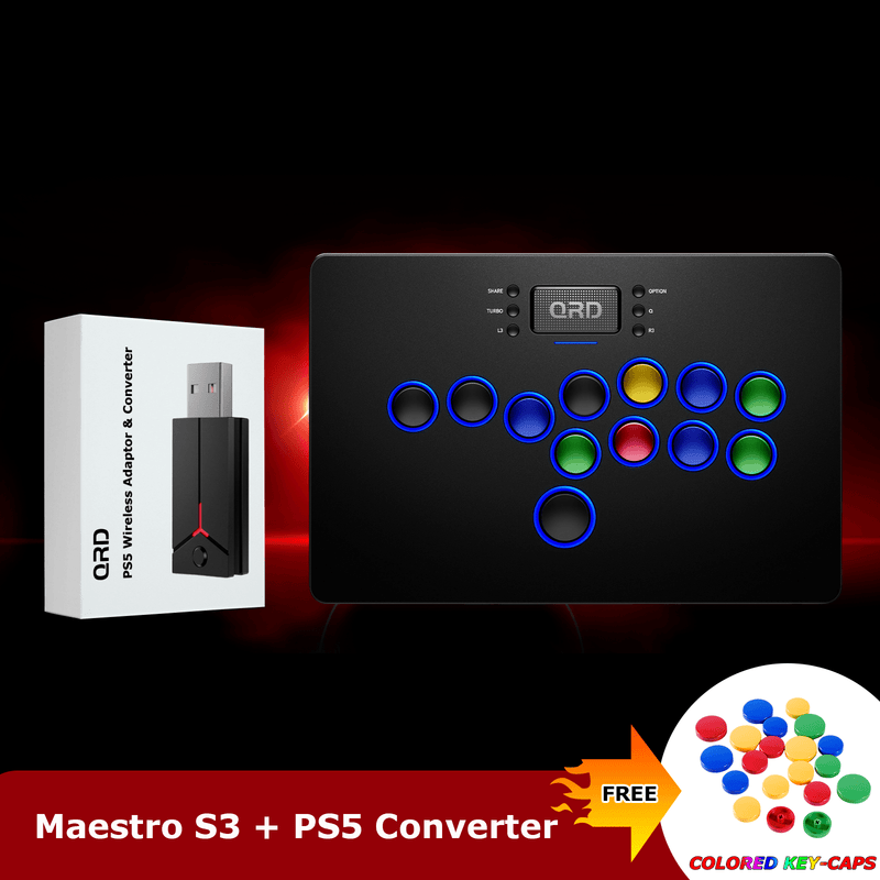 Load image into Gallery viewer, QRD Maestro S3 Wireless Leverless Controller for PS5/PS4/PS3/PC
