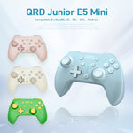 QRD Junior E5 Mini controle sem fio para Switch/OLED, PC, iOS, Android