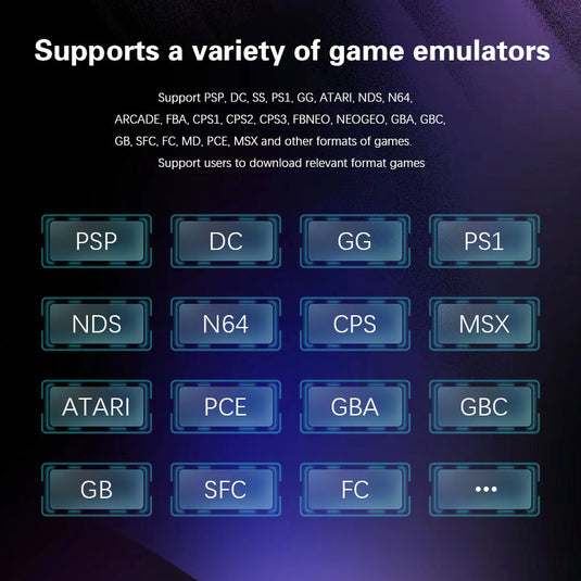 Game emulator supported