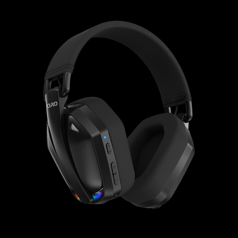 Carregue imagem no visualizador da galeriaFone de ouvido gamer sem fio QRD A55 2,4 GHz
