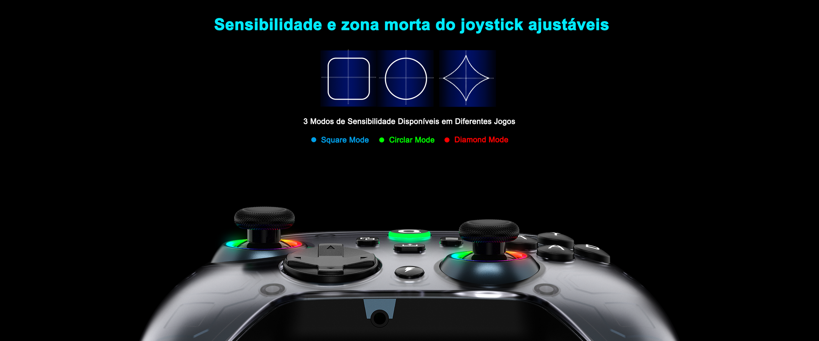 Controle sem fio QRD FERROX M5 2.4 GHz para XBOX Series X/S, XBOX ONE ...