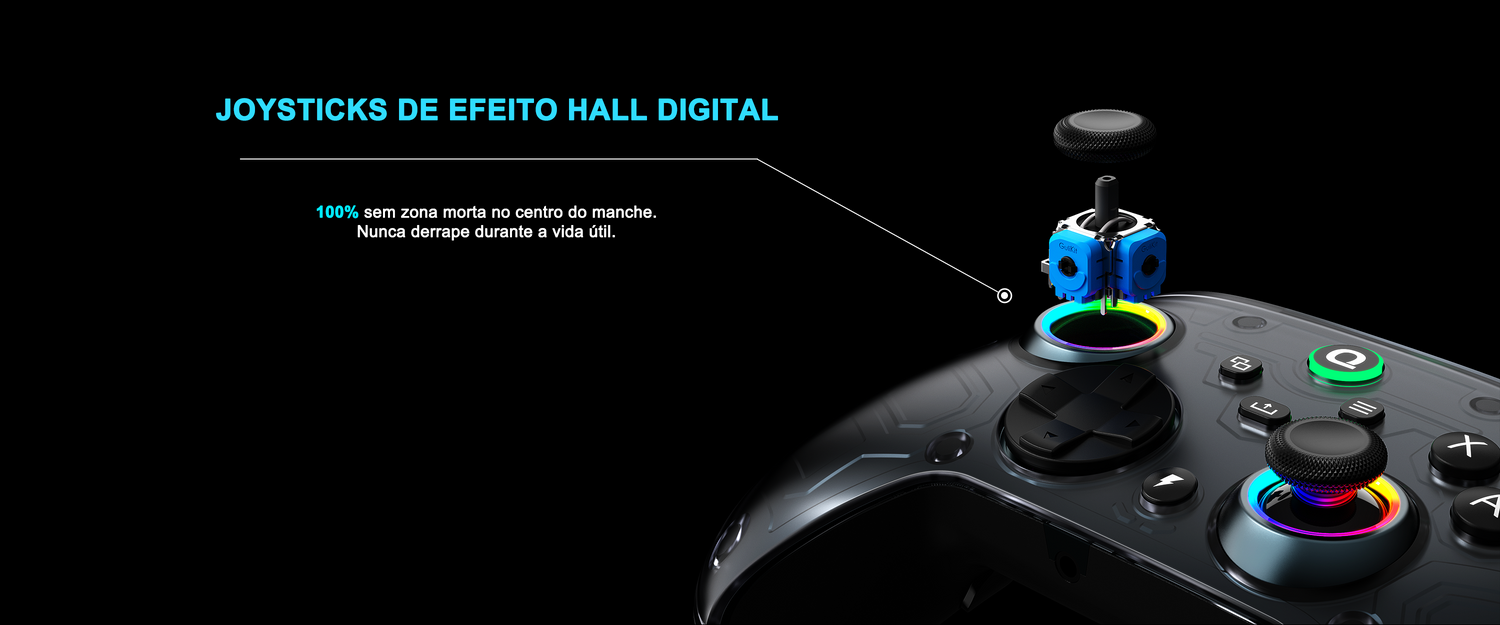 Controle sem fio QRD FERROX M5 2.4 GHz para XBOX Series X/S, XBOX ONE ...