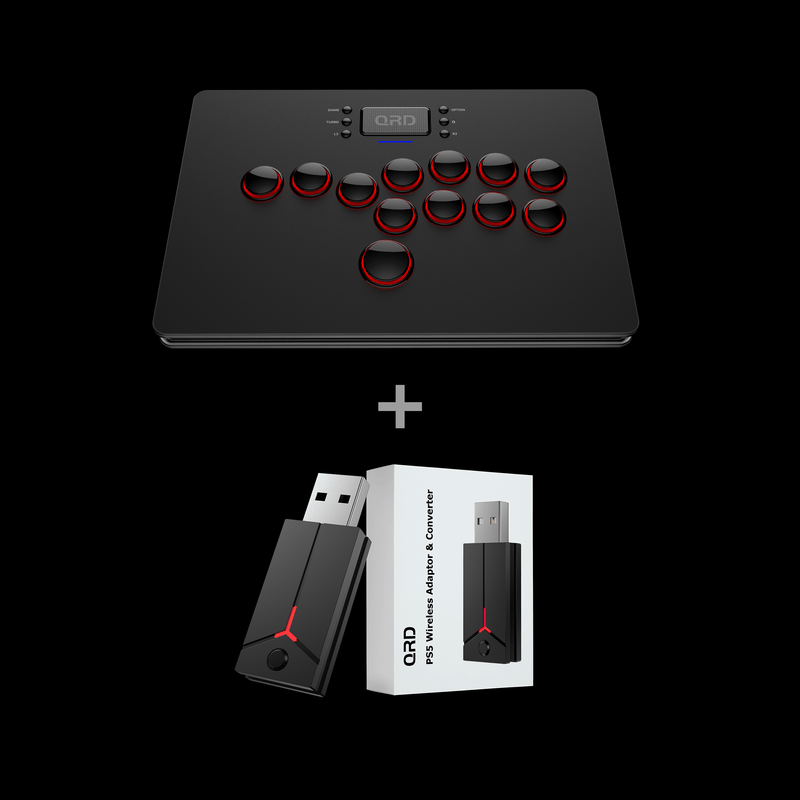 Load image into Gallery viewer, QRD Maestro S3 wireless leverless Hitbox Fighting Arcade Stick
