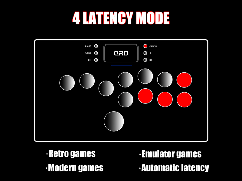 Load image into Gallery viewer, QRD Maestro S3 wireless leverless Hitbox Fighting Arcade Stick
