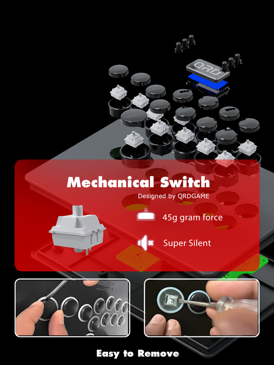 QRD Maestro S3 wireless leverless Hitbox Mechanical Switch