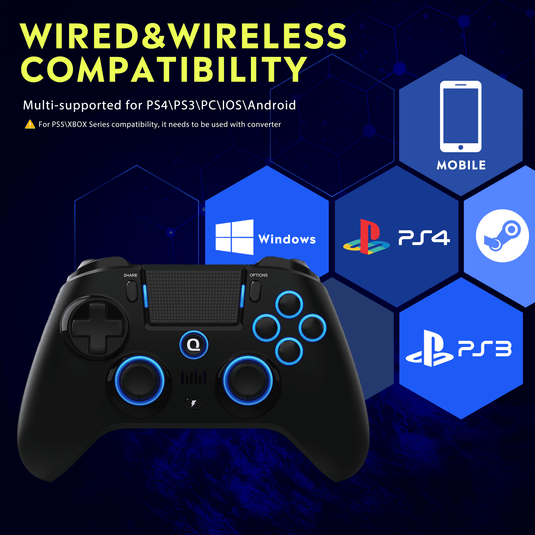 QRD Spark N5 hall effect wireless PS4/PS5 controller