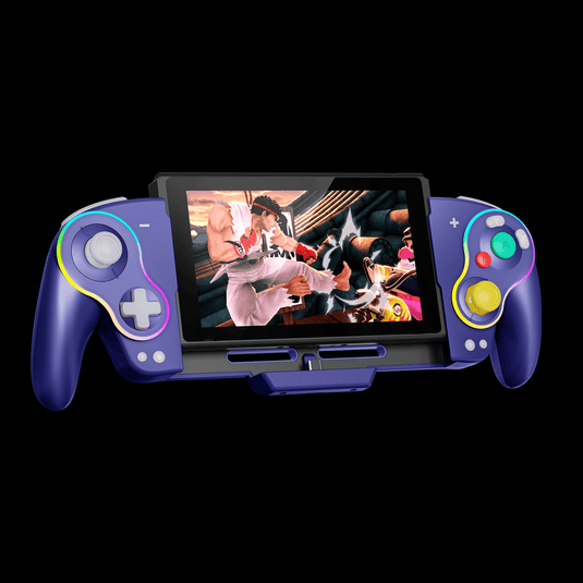 Controlador portátil com fio QRD Stellar V3 para Switch/OLED